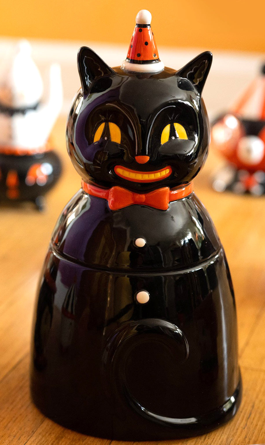 Johanna Parker Jack the Black Cat Cookie Jar
