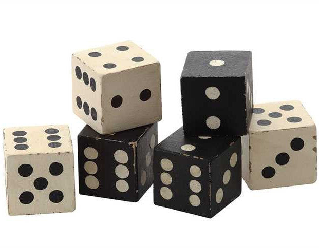 Black & White Dice Blocks