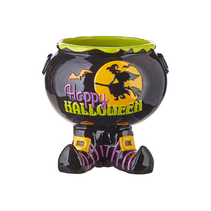 Candy Cauldron with Witch Feet
