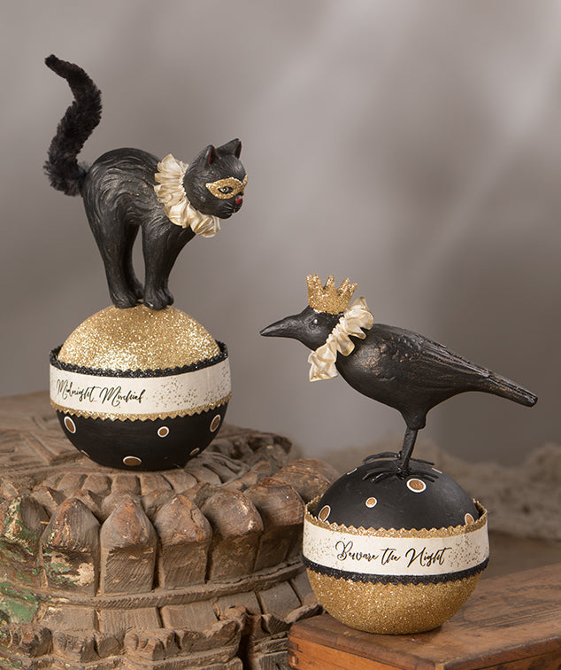 Cat & Crow of the Night Containers