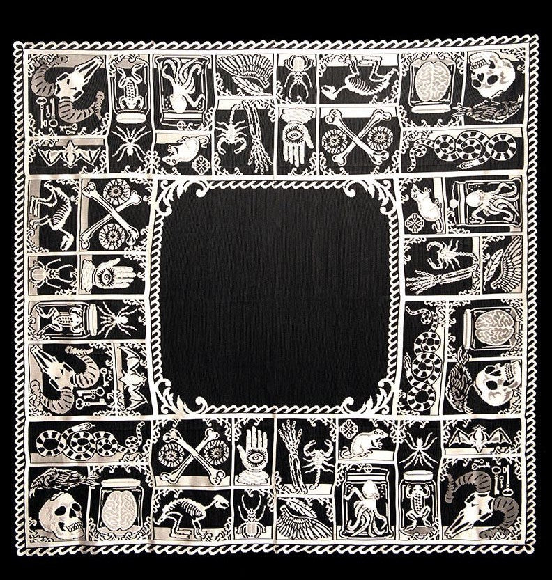 Cabinet of Curiosities Lace Table Topper