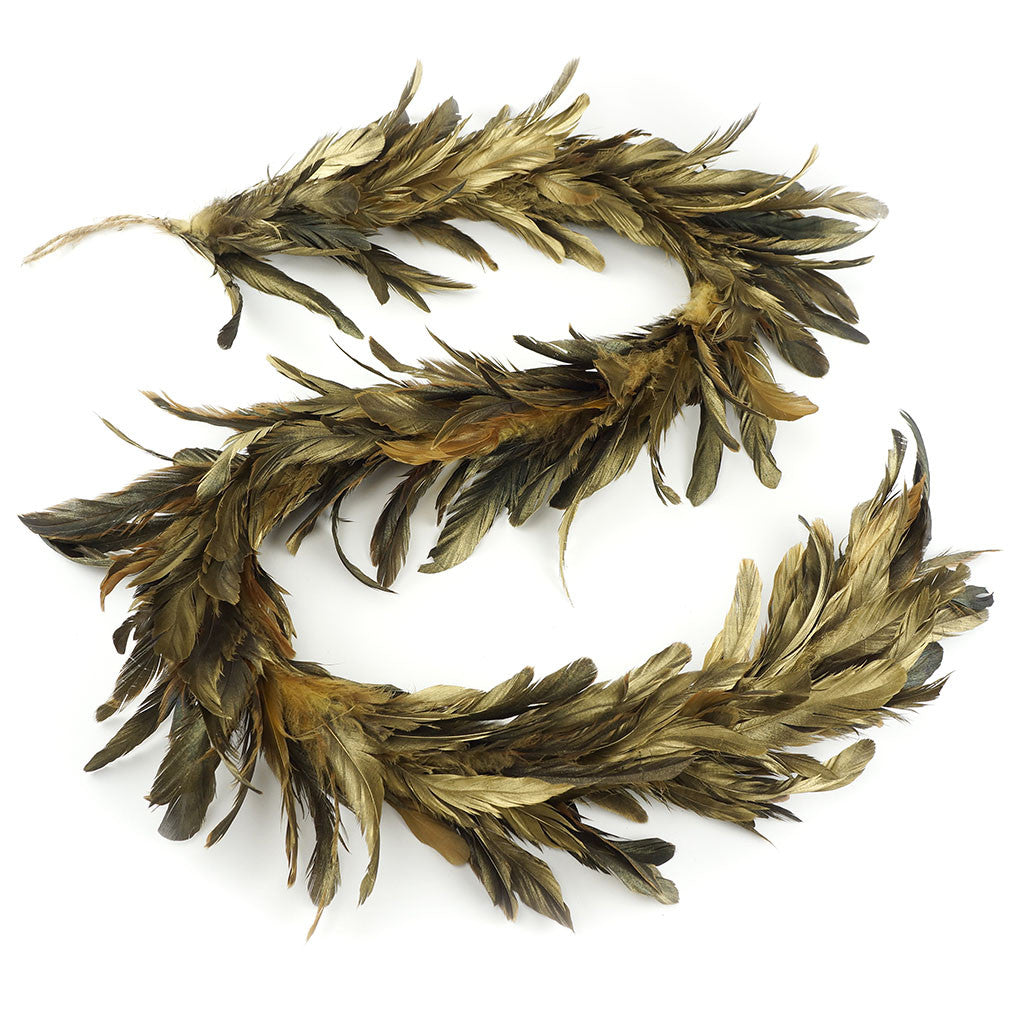 Golden Feather Garland