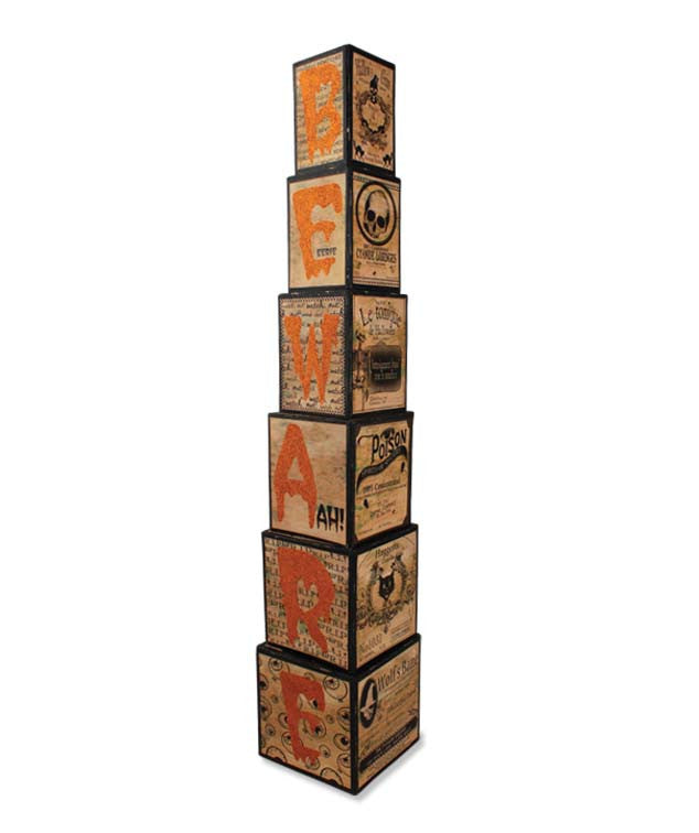 Halloween Potion Blocks - Bethany Lowe