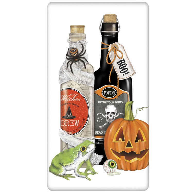 Halloween Potion Bottles Kitchen Towel