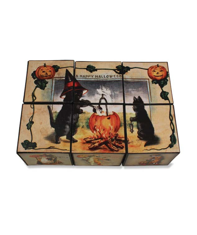Halloween Puzzle Blocks Game