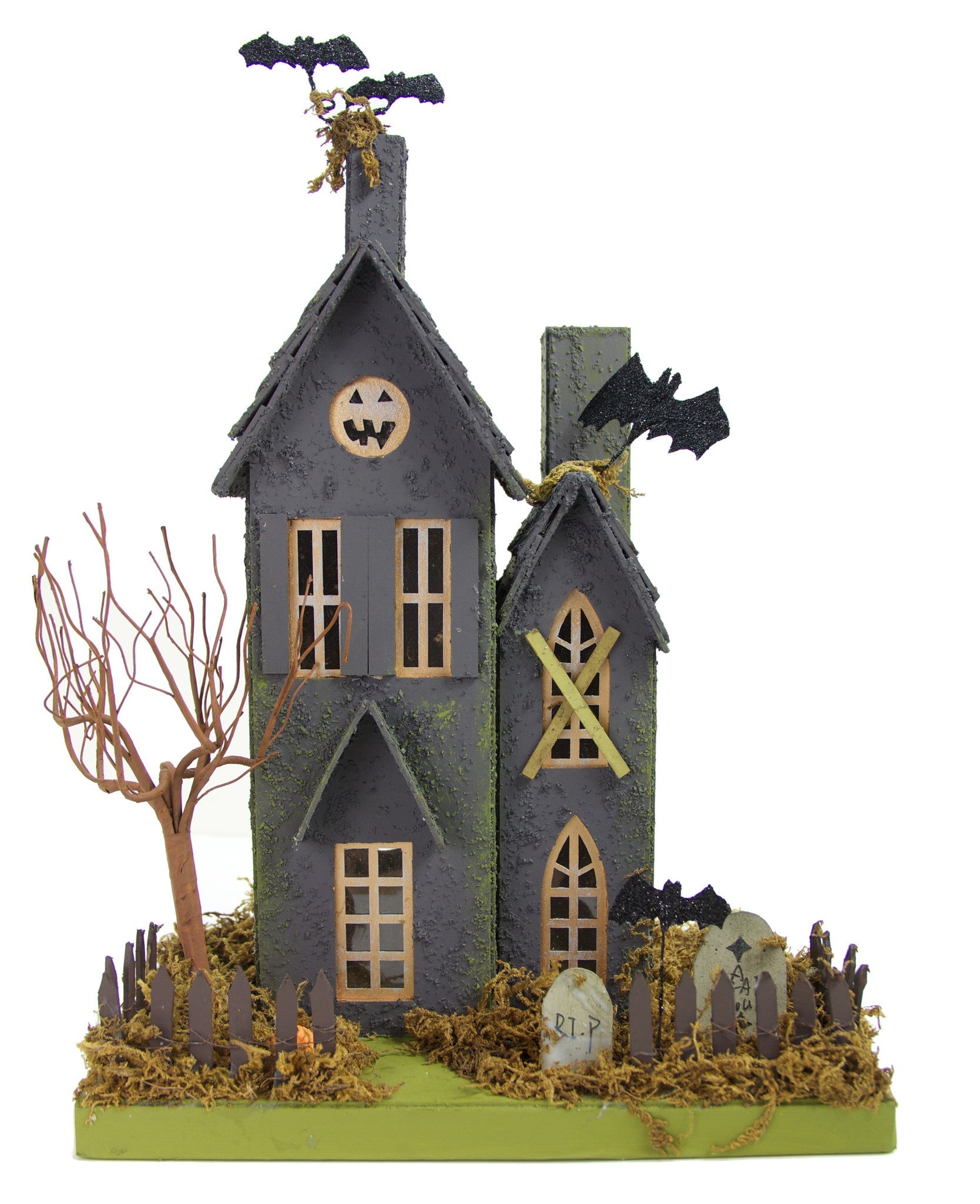 Haunted Halloween House Putz