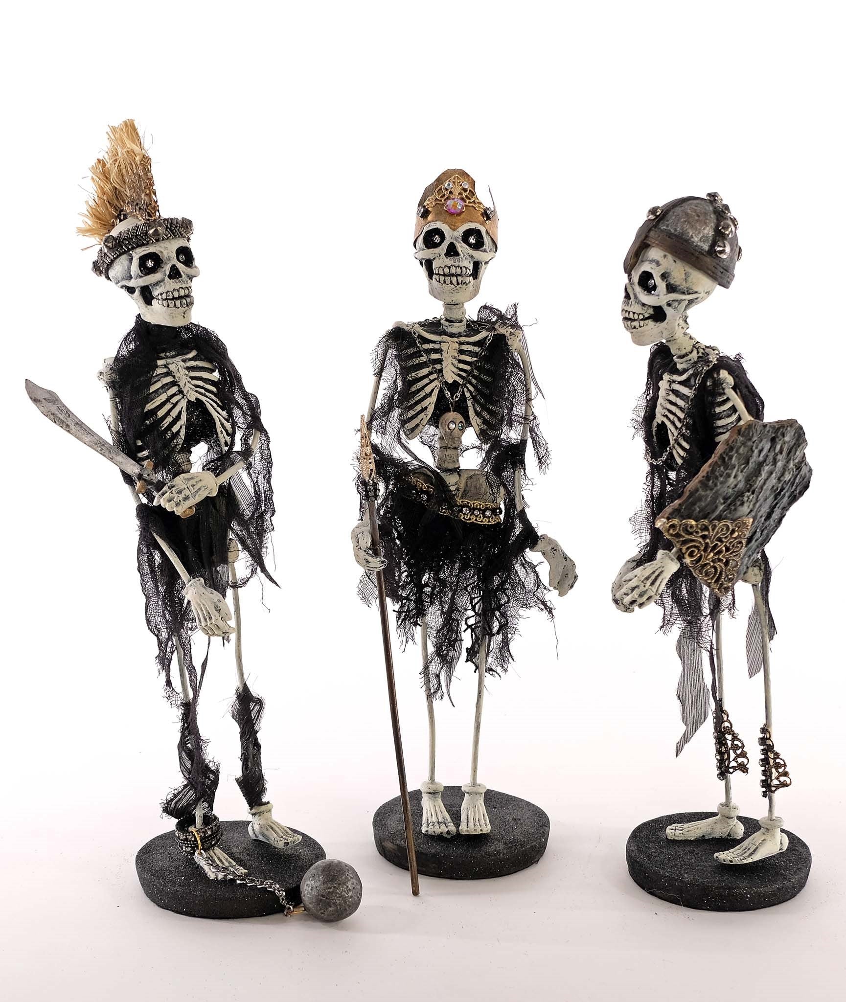 Krooked Kingdoom Skeleton Figurines