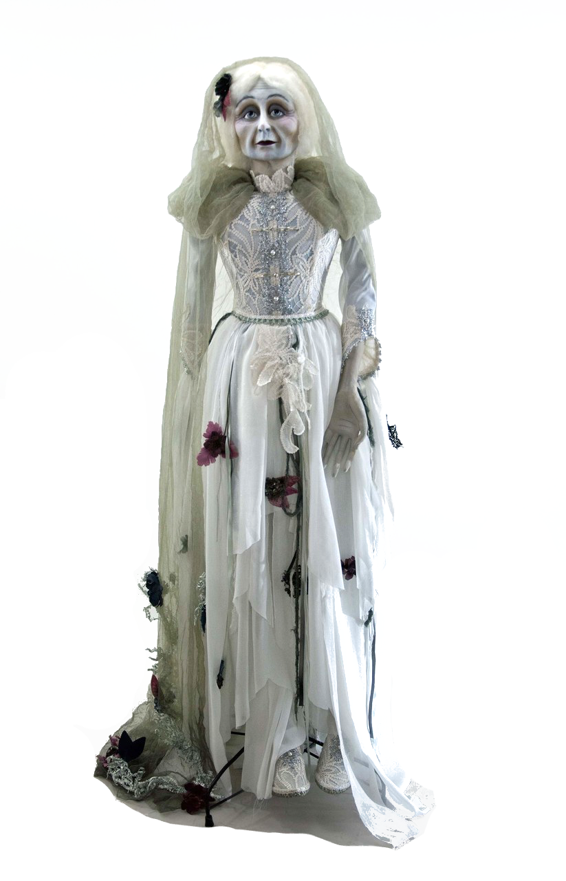 Lady in Mourning - Lifesize Ghost Bride Halloween Prop