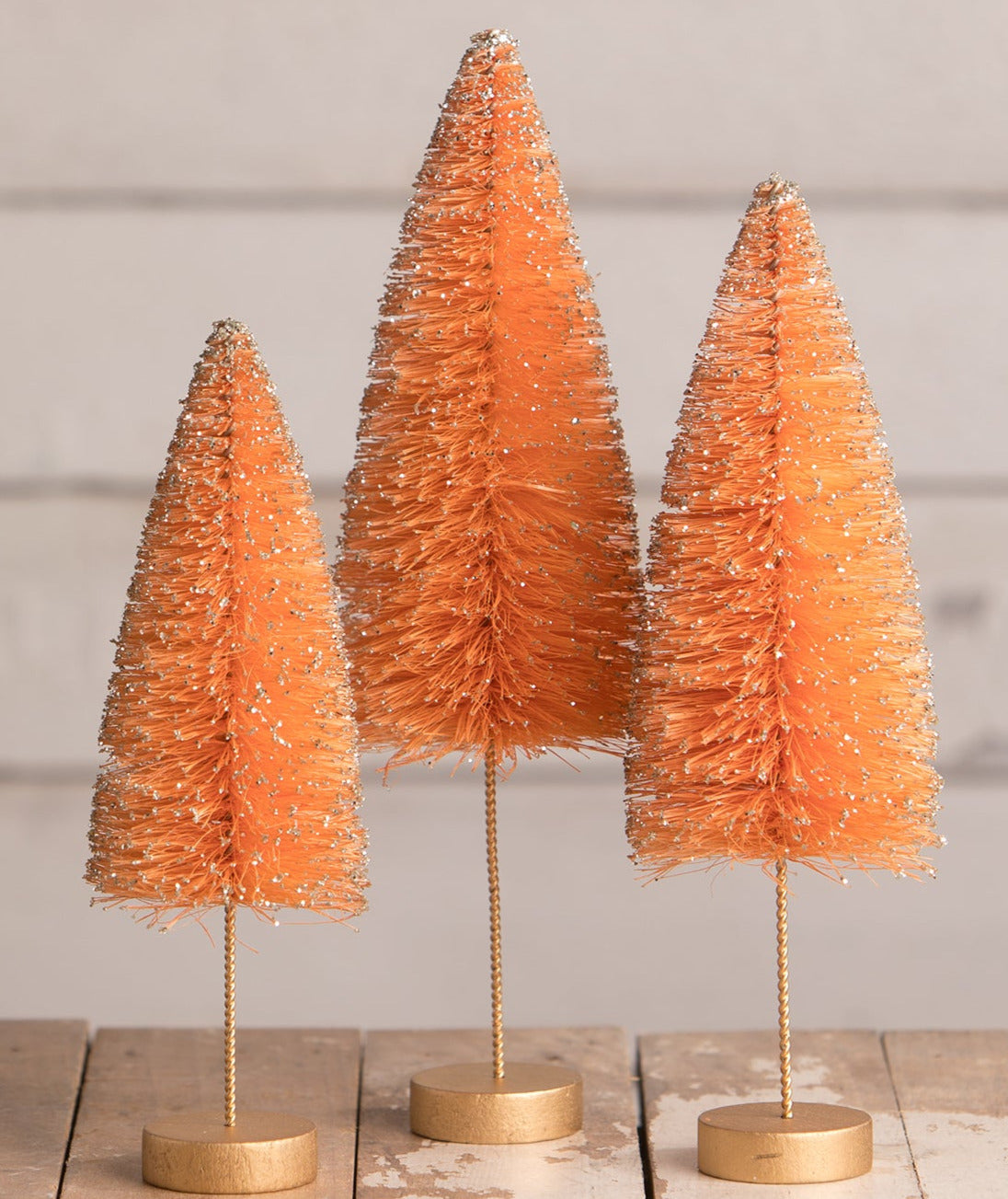 Electric Orange Halloween Trees