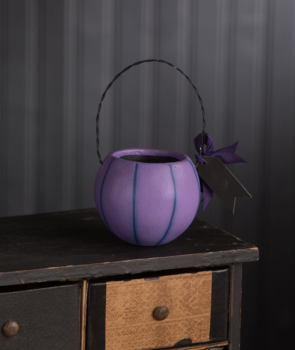 Small Purple Pumpkin Bucket