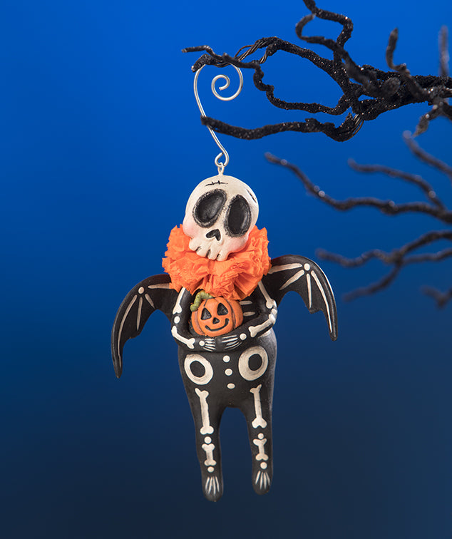 Skeleton Bat Ornament