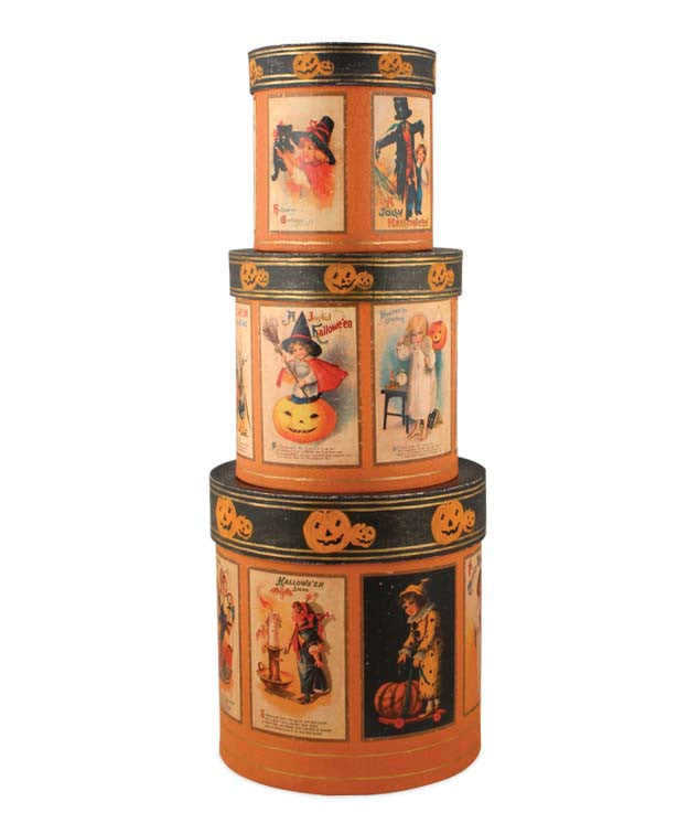Vintage Halloween Nesting Boxes