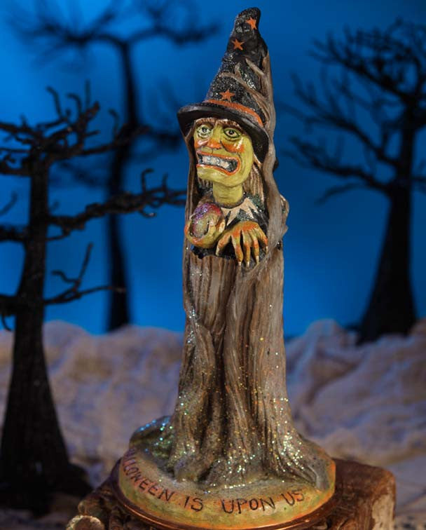 Witch Coming Out of Tree